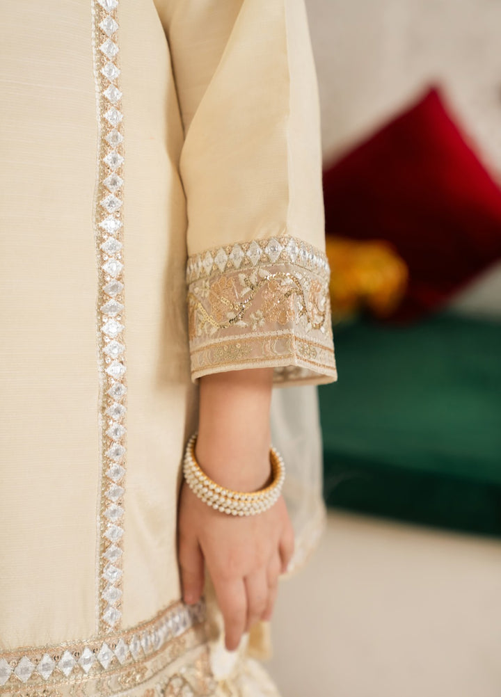 Mini Mefil by Pashmire RTW Embroidered Silk 3 Piece Suit Bakht Festive Collection