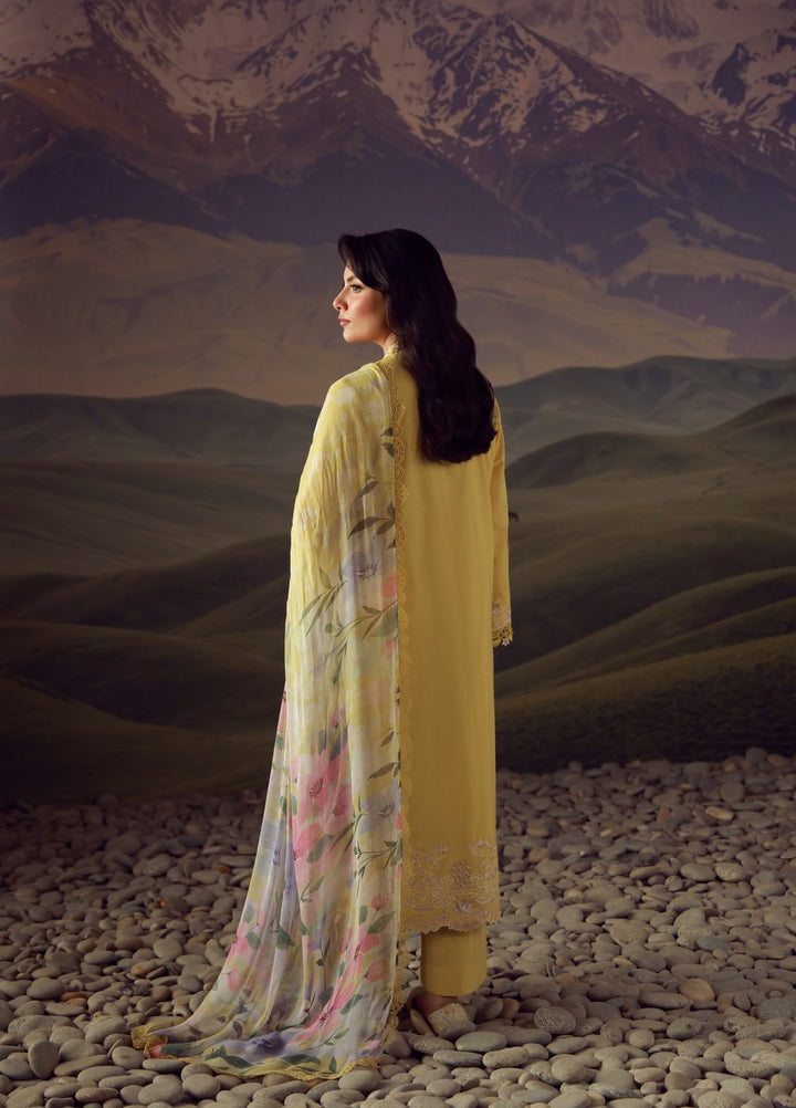 Sahar Unstitched Embroidered Lawn 3 Piece Suit Sunspell - Eid Collection