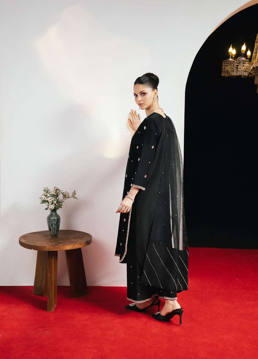 Jahanara by Pashmire Women RTW Embroidered Silk 3 Piece Suit Naqsh Wedding Collection