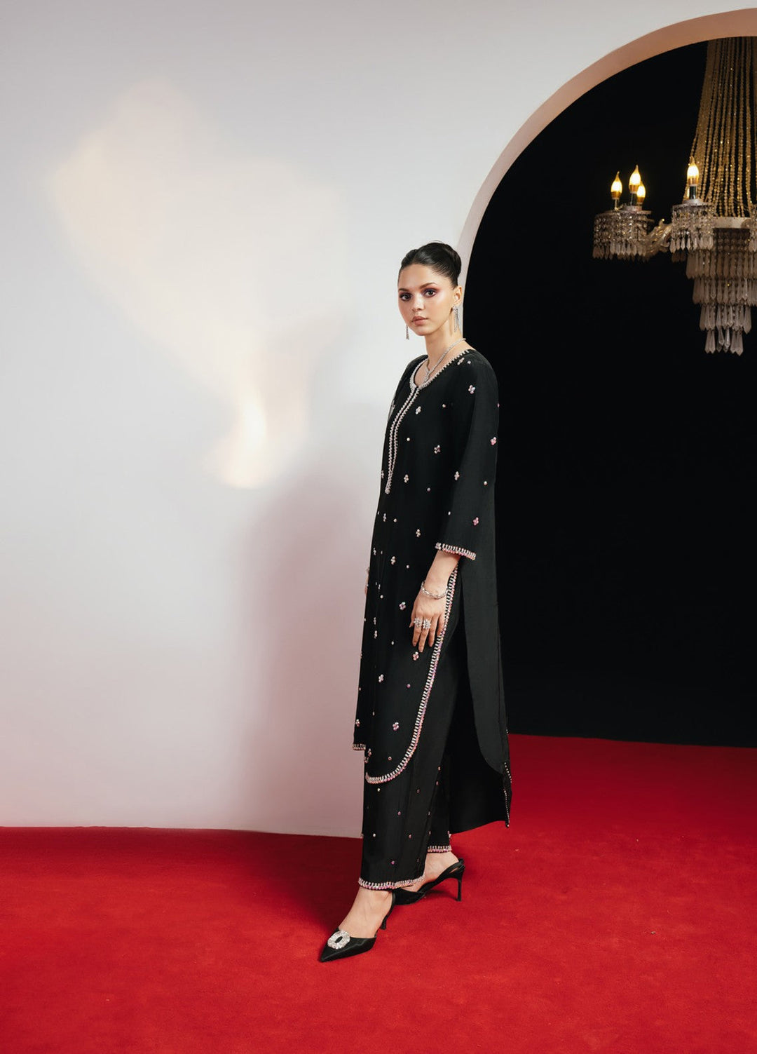 Jahanara by Pashmire Women RTW Embroidered Silk 3 Piece Suit Naqsh Wedding Collection