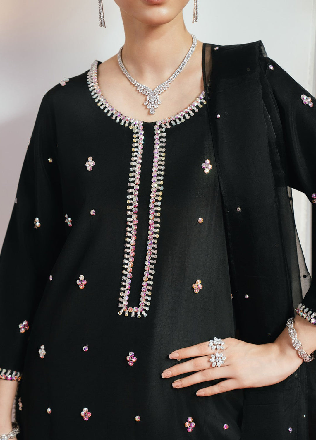 Jahanara by Pashmire Women RTW Embroidered Silk 3 Piece Suit Naqsh Wedding Collection