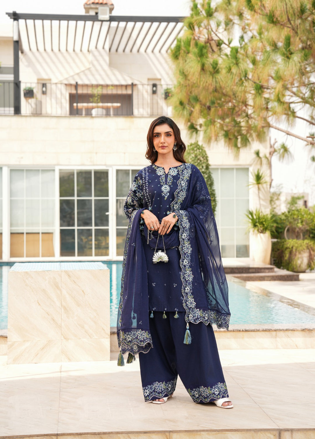 Mehrang by Pashmire RTW Embroidered Lawn Cotton 3 Piece Suit Mehzaan Casual Collection