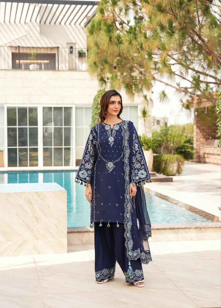 Mehrang by Pashmire RTW Embroidered Lawn Cotton 3 Piece Suit Mehzaan Casual Collection