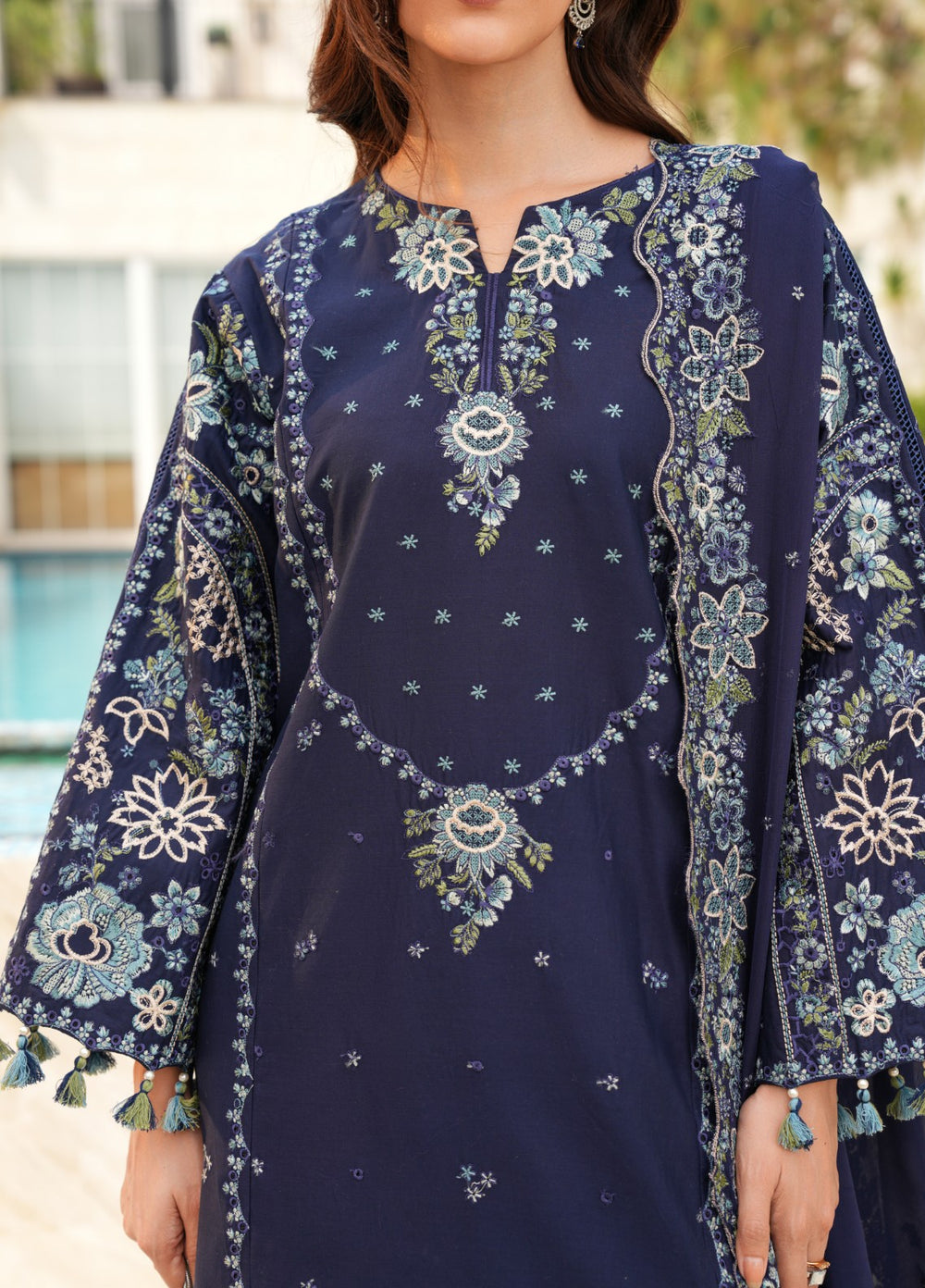 Mehrang by Pashmire RTW Embroidered Lawn Cotton 3 Piece Suit Mehzaan Casual Collection