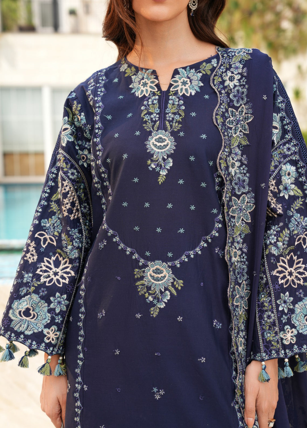 Mehrang by Pashmire RTW Embroidered Lawn Cotton 3 Piece Suit Mehzaan Casual Collection