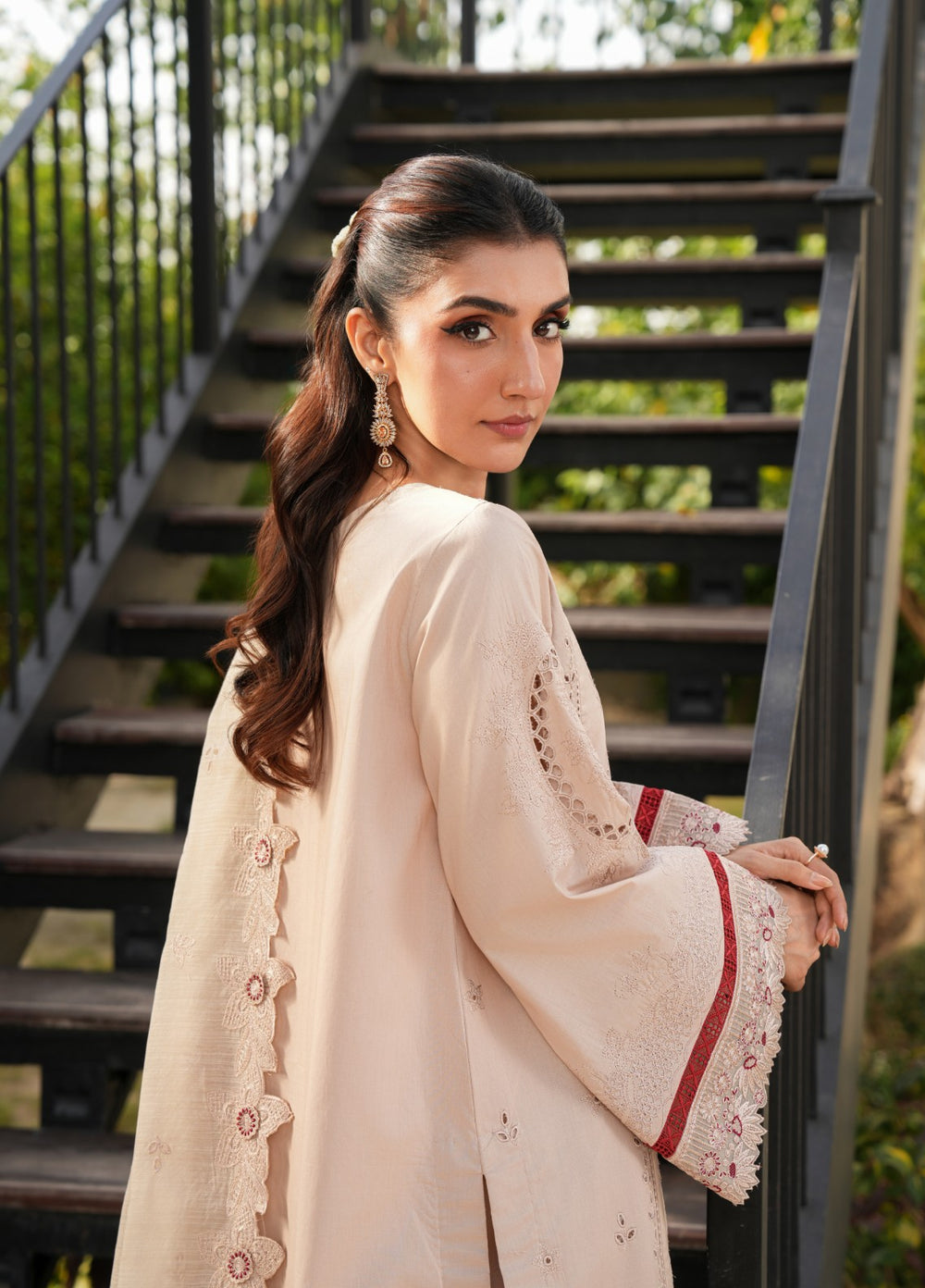 Mehrang by Pashmire RTW Embroidered Lawn Cotton 3 Piece Suit Serelle Casual Collection