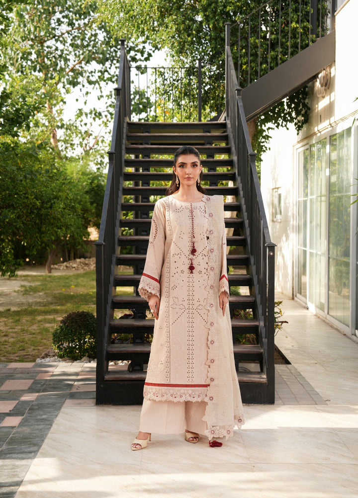Mehrang by Pashmire RTW Embroidered Lawn Cotton 3 Piece Suit Serelle Casual Collection