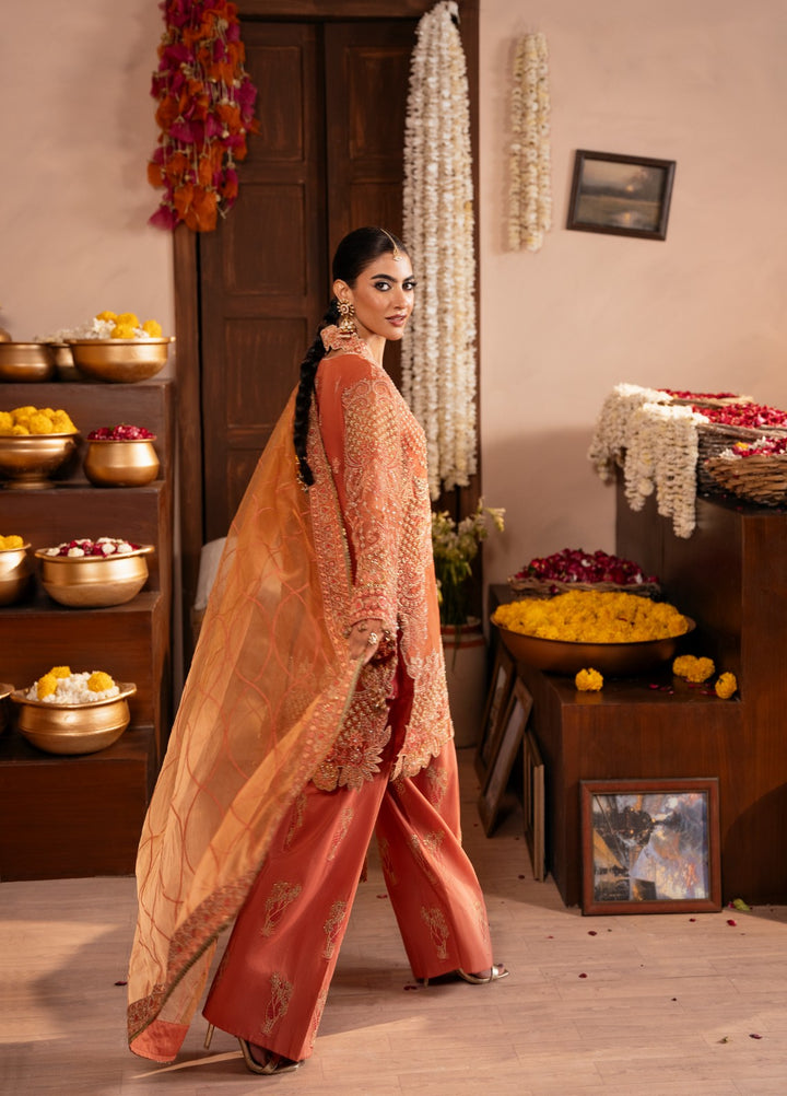 Push Pawan by Zarizaa Unstitched Embroidered Organza 3 Piece Suit TARANNUM Wedding Collection
