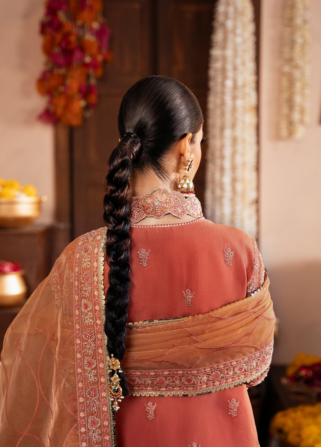Push Pawan by Zarizaa Unstitched Embroidered Organza 3 Piece Suit TARANNUM Wedding Collection