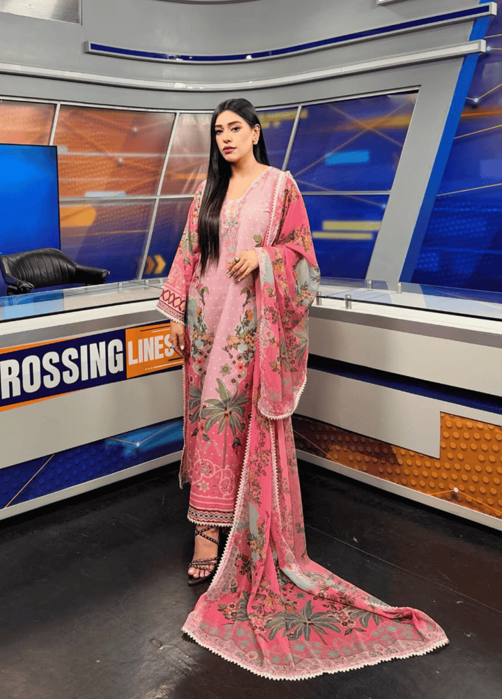 Syra's Atelier RTW Printed Lawn 3 Piece Suit Zeenia Casual Collection