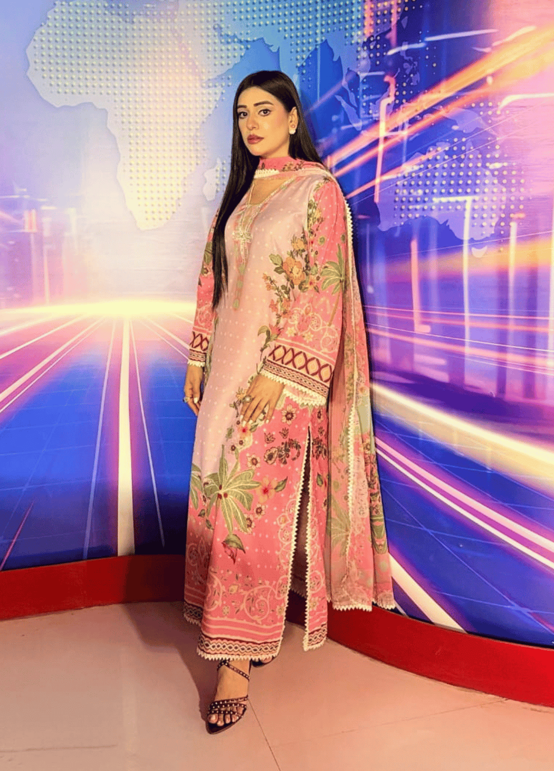 Syra's Atelier RTW Printed Lawn 3 Piece Suit Zeenia Casual Collection