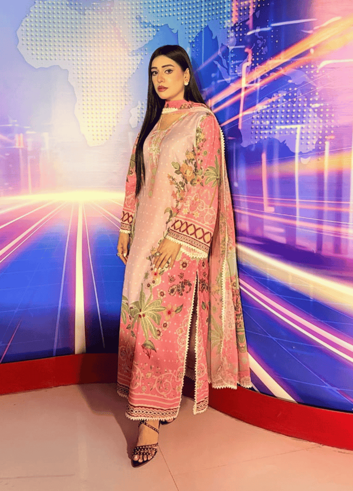 Syra's Atelier RTW Printed Lawn 3 Piece Suit Zeenia Casual Collection