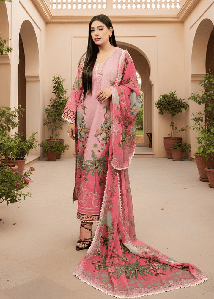 Syra's Atelier RTW Printed Lawn 3 Piece Suit Zeenia Casual Collection