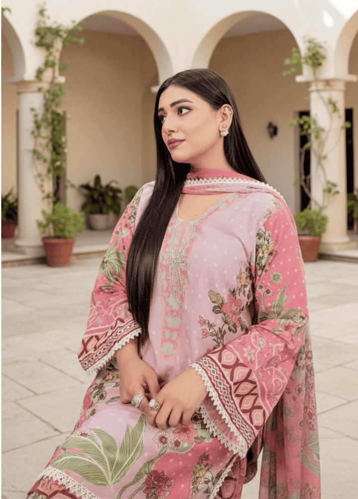 Syra's Atelier RTW Printed Lawn 3 Piece Suit Zeenia Casual Collection
