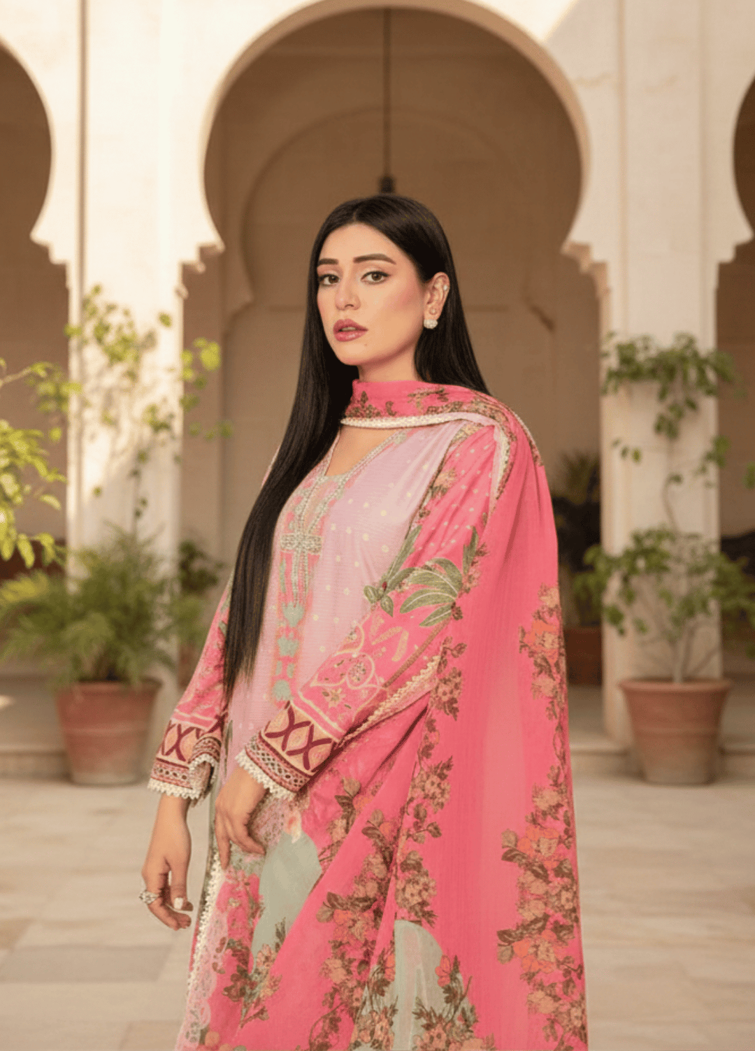 Syra's Atelier RTW Printed Lawn 3 Piece Suit Zeenia Casual Collection