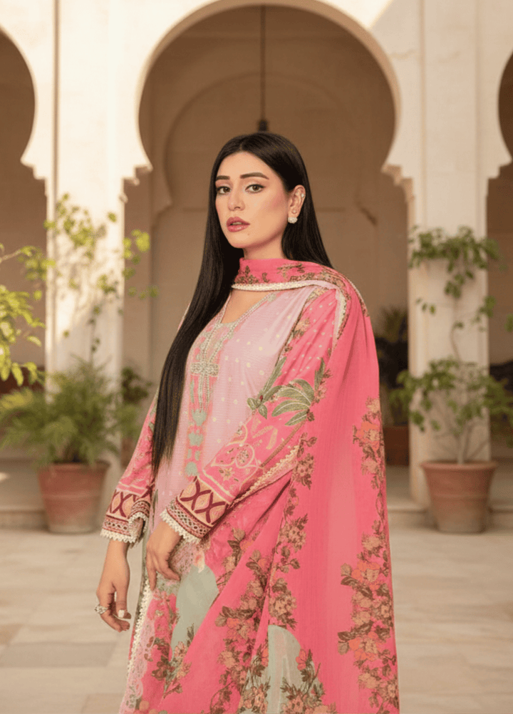Syra's Atelier RTW Printed Lawn 3 Piece Suit Zeenia Casual Collection