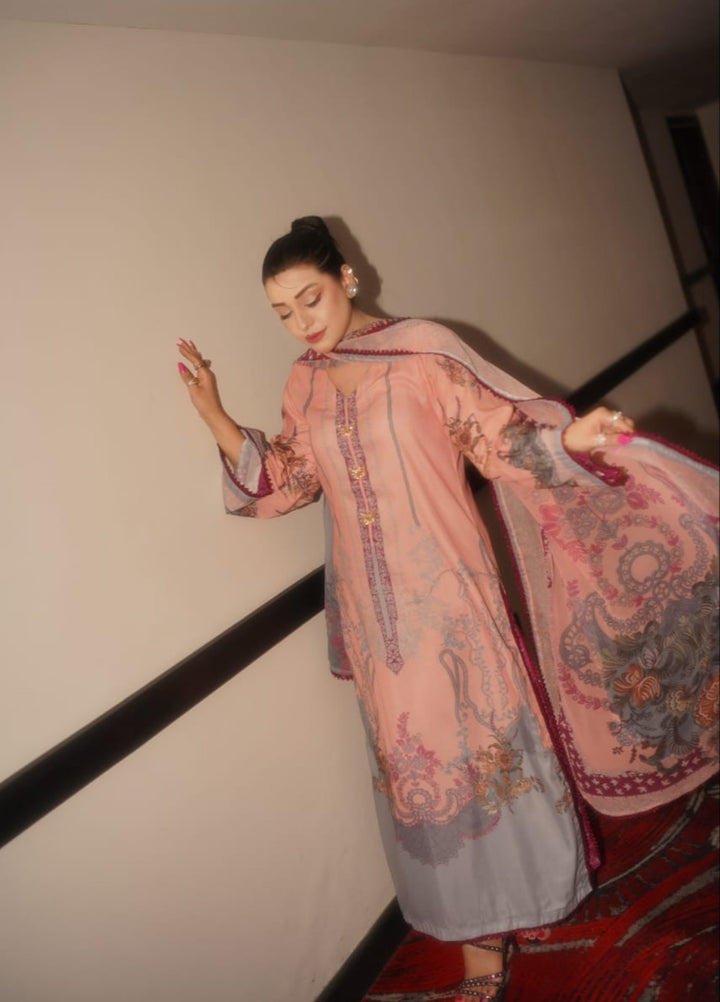 Syra's Atelier RTW Printed Lawn 3 Piece Suit Meherzaad Casual Collection