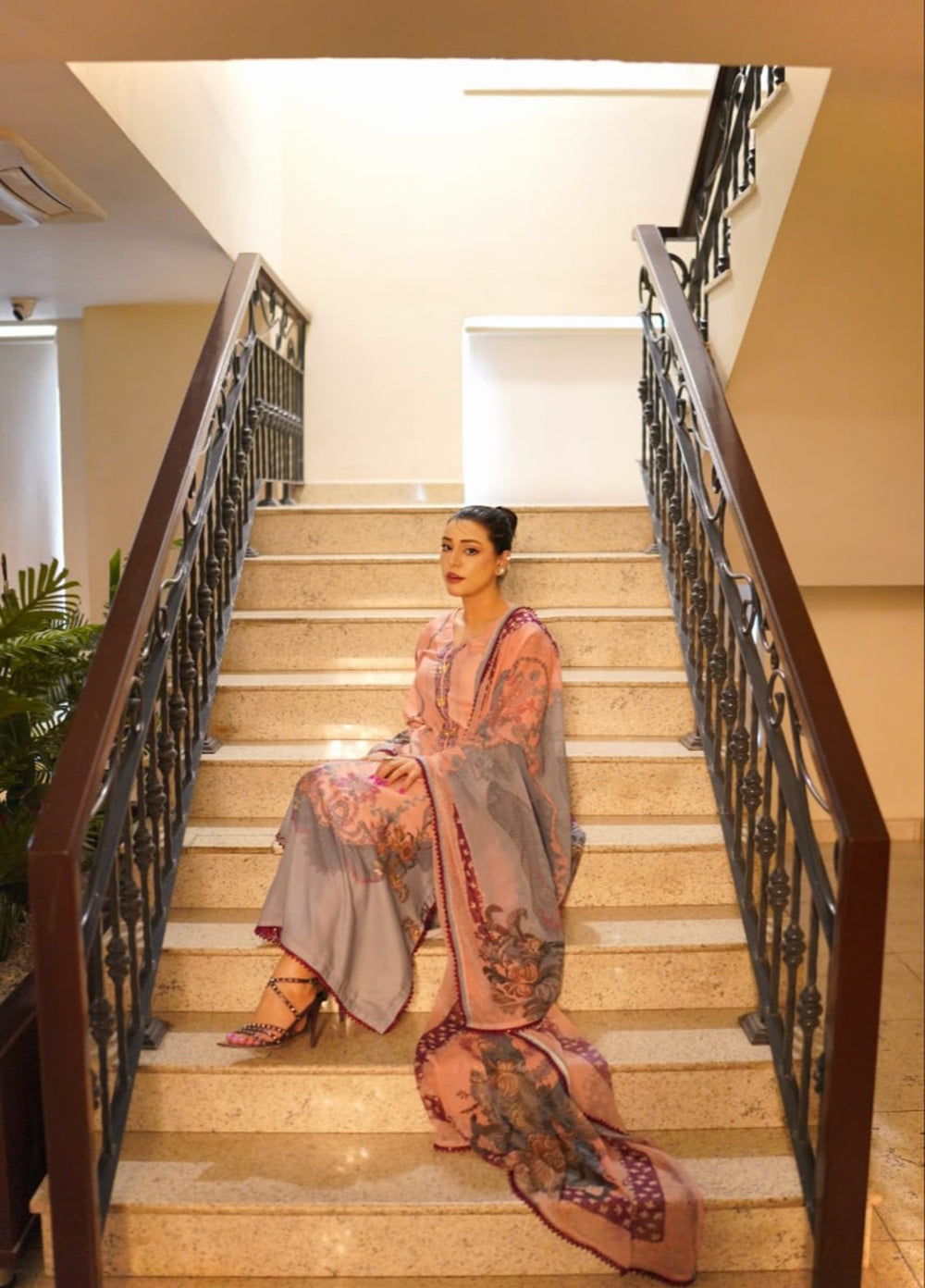 Syra's Atelier RTW Printed Lawn 3 Piece Suit Meherzaad Casual Collection