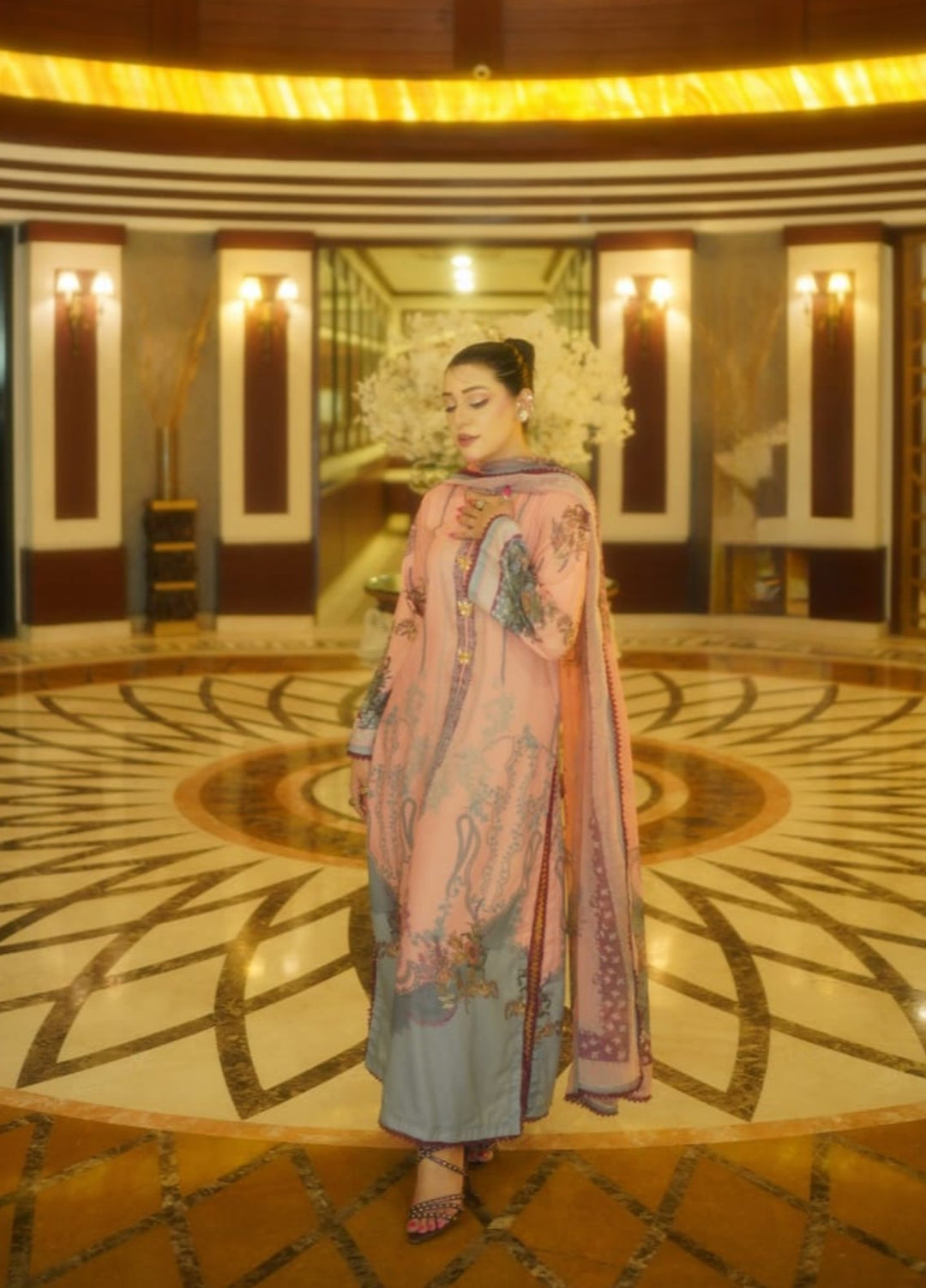 Syra's Atelier RTW Printed Lawn 3 Piece Suit Meherzaad Casual Collection