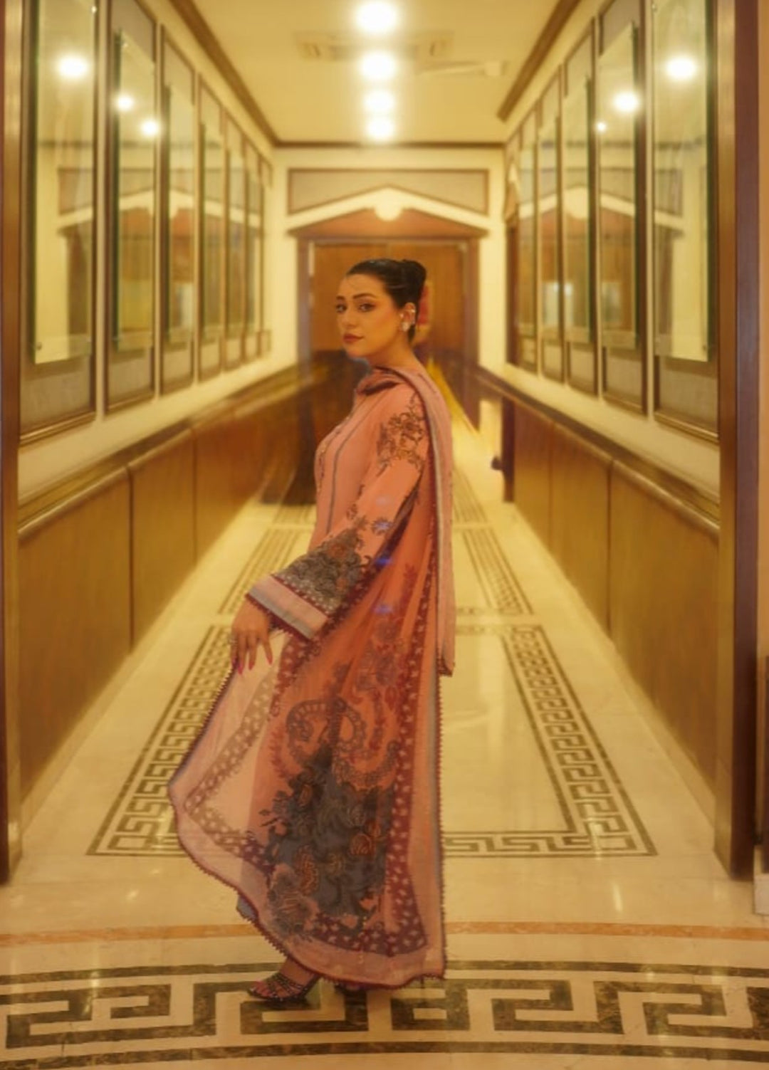 Syra's Atelier RTW Printed Lawn 3 Piece Suit Meherzaad Casual Collection