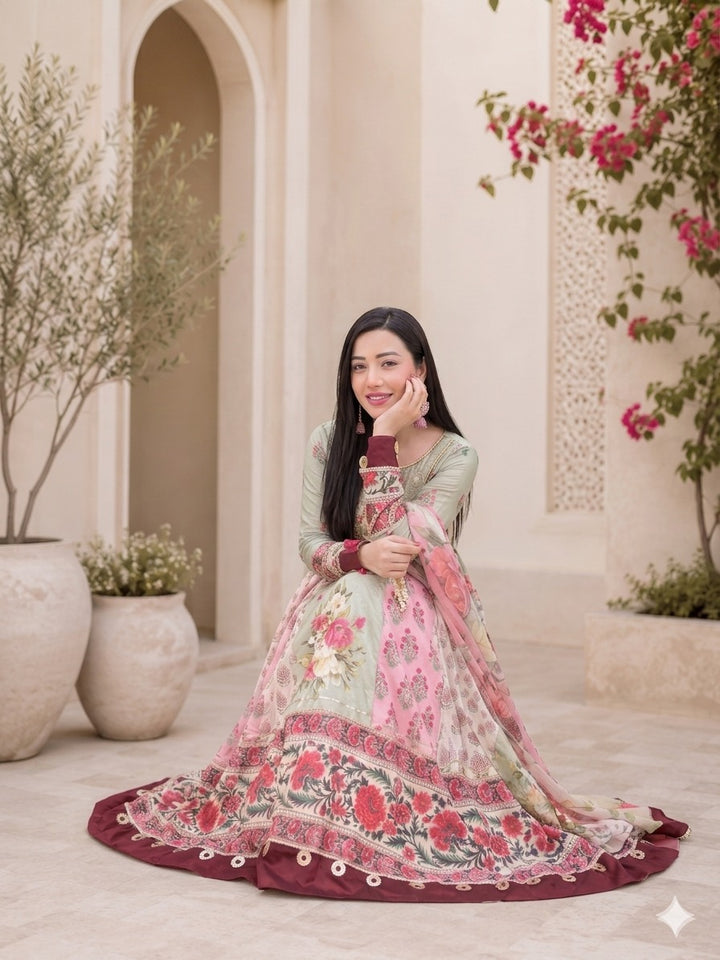 Syra's Atelier RTW Printed Lawn 3 Piece Suit Dur-e-Shewar Casual Collection
