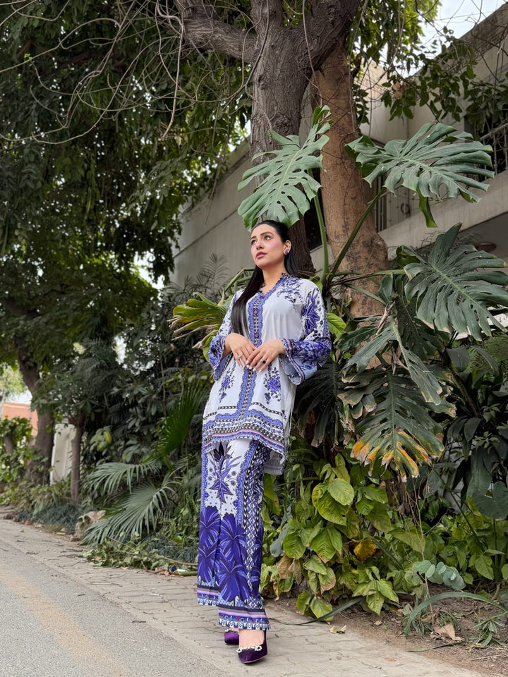 Syra's Atelier RTW Printed Swiss Lawn 2 Piece Suit Vania Casual Collection