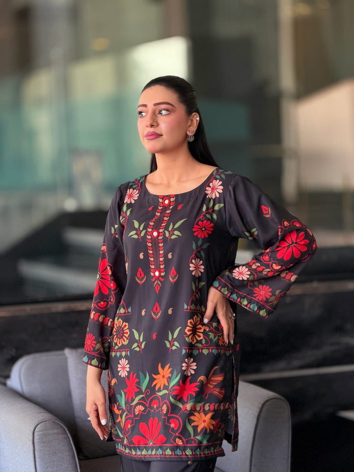 Syra's Atelier RTW Printed Swiss Lawn 2 Piece Suit Kayaa Casual Collection