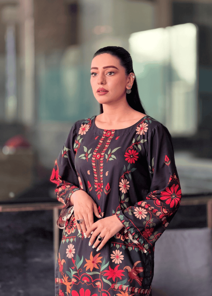 Syra's Atelier RTW Printed Swiss Lawn 2 Piece Suit Kayaa Casual Collection