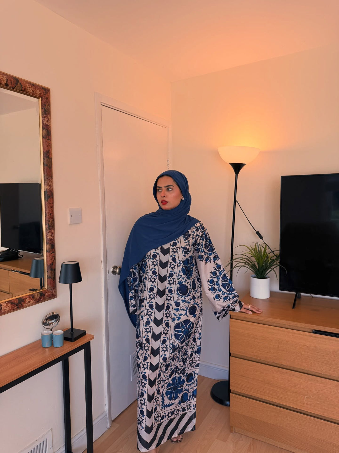 Syra's Atelier RTW Printed Lawn 1 Piece Suit Nahel Kaftan Casual Collection