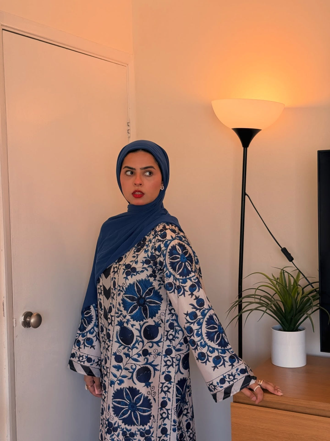 Syra's Atelier RTW Printed Lawn 2 Piece Suit Nahel Kaftan Casual Collection