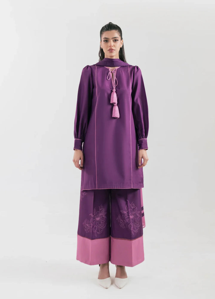 Ember Rose by Jahaan RTW Printed Lawn Silk 3 Piece Suit Ambria Casual Collection