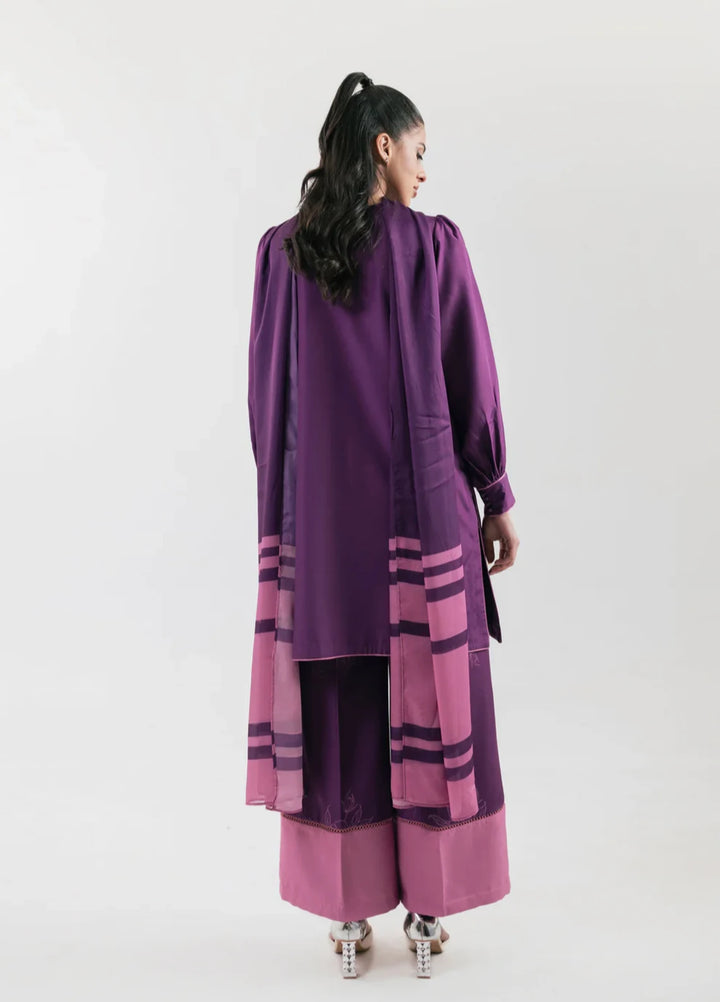 Ember Rose by Jahaan RTW Printed Lawn Silk 3 Piece Suit Ambria Casual Collection
