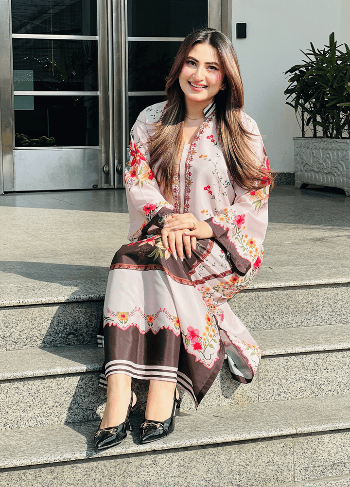 Syra's Atelier Women RTW Printed Grip 1 Piece Suit Guleza Kaftan Summer Collection