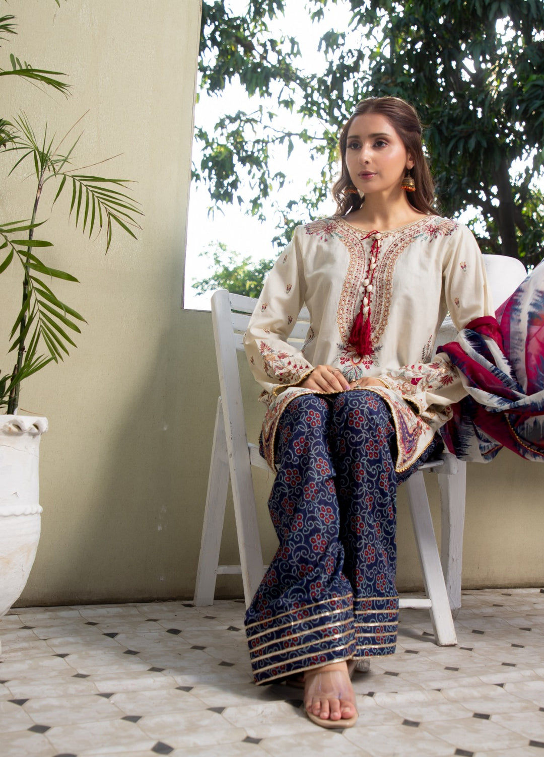 Syra's Atelier Women RTW Embroidered Lawn 3 Piece Suit Roya Farshi Festive Collection