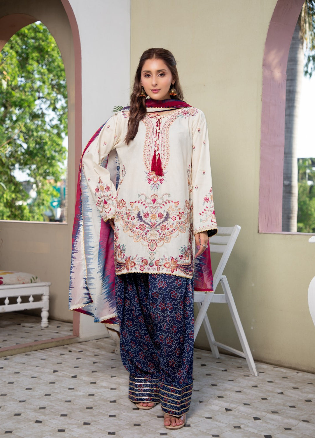 Syra's Atelier Women RTW Embroidered Lawn 3 Piece Suit Roya Farshi Festive Collection