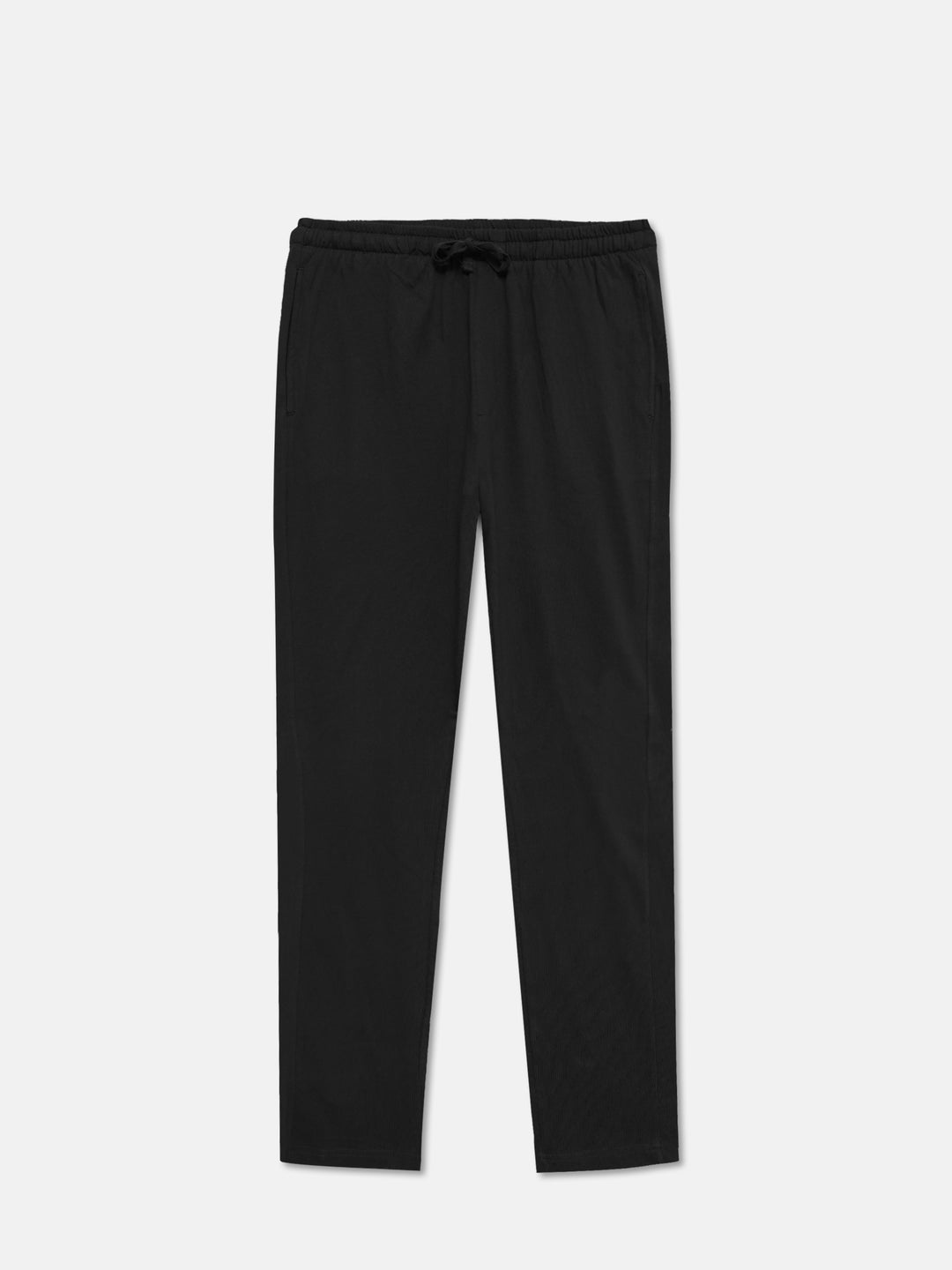 Brumano Mens Trouser RTW Solids Cotton Black Knitted Lounge Casual Collection