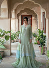 Rusukh by Sahane Unstitched Embroidered Raw Silk 3 Piece Suit MEHRMA Festive Collection