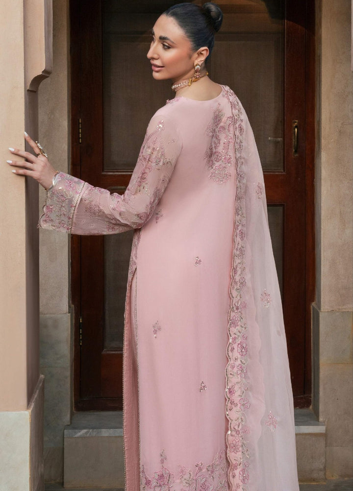 Rusukh by Sahane Unstitched Embroidered Chiffon 3 Piece Suit ALEIHA Festive Collection