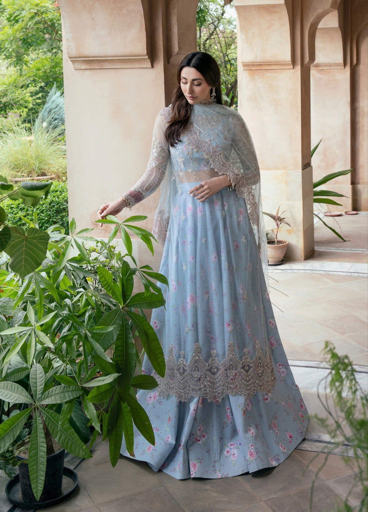 Rusukh by Sahane Unstitched Embroidered Net 3 Piece Suit KAYRA Festive Collection