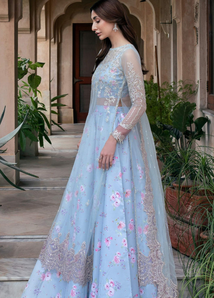 Rusukh by Sahane Unstitched Embroidered Net 3 Piece Suit KAYRA Festive Collection