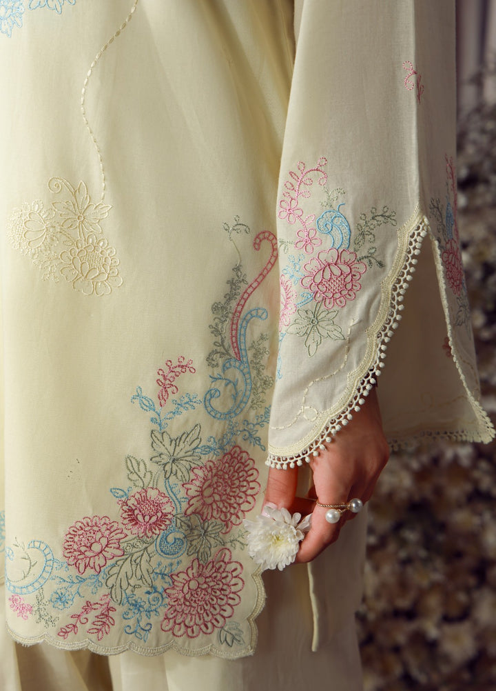 Sahar Women RTW Chikankari Cambric 3 Piece Suit BUTTERCUP Festive Collection
