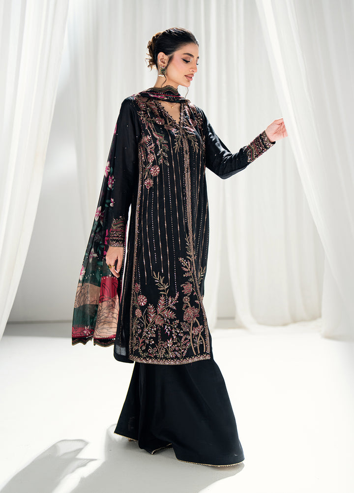 Efsun by Sahane Women RTW Embroidered Raw Silk 3 Piece Suit FP8803 Efsun Festive Collection