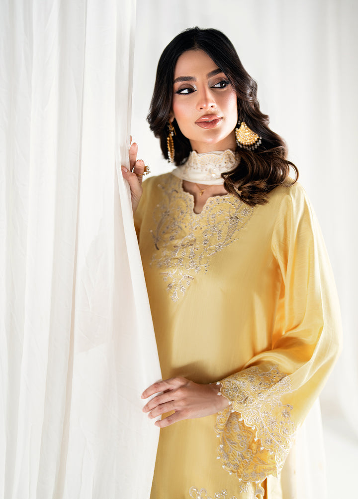 Efsun by Sahane Women RTW Embroidered Raw Silk 3 Piece Suit FP8804 Guher Festive Collection