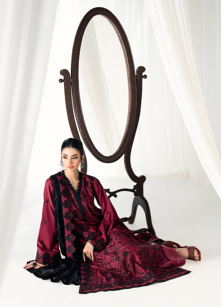 Efsun by Sahane Women RTW Embroidered Raw Silk 3 Piece Suit FP8806 Neva Festive Collection