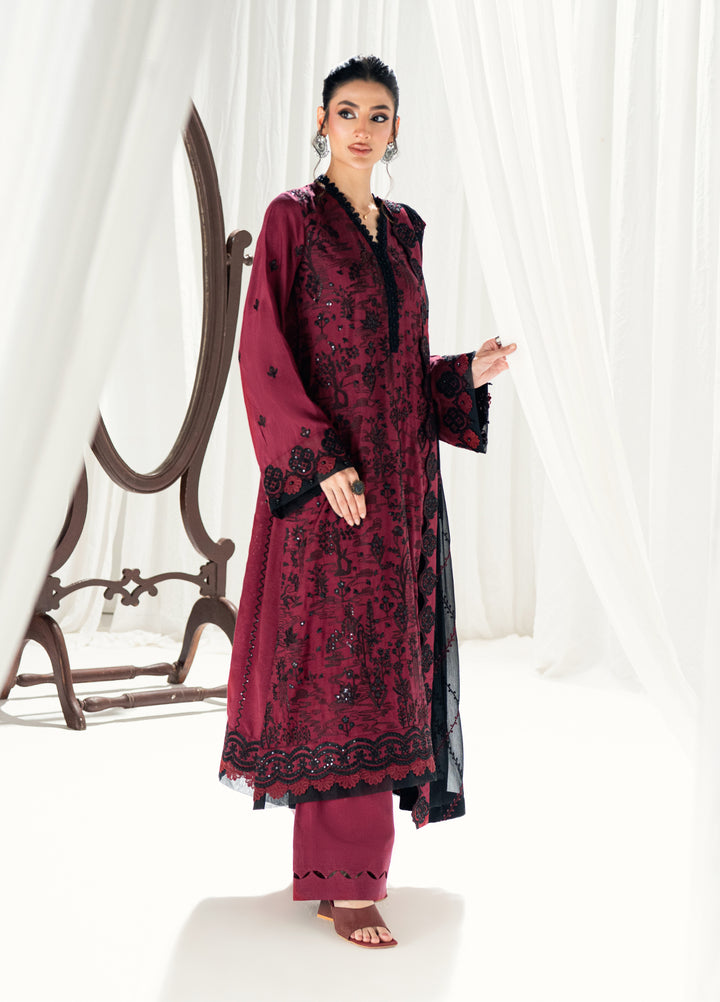 Efsun by Sahane Women RTW Embroidered Raw Silk 3 Piece Suit FP8806 Neva Festive Collection