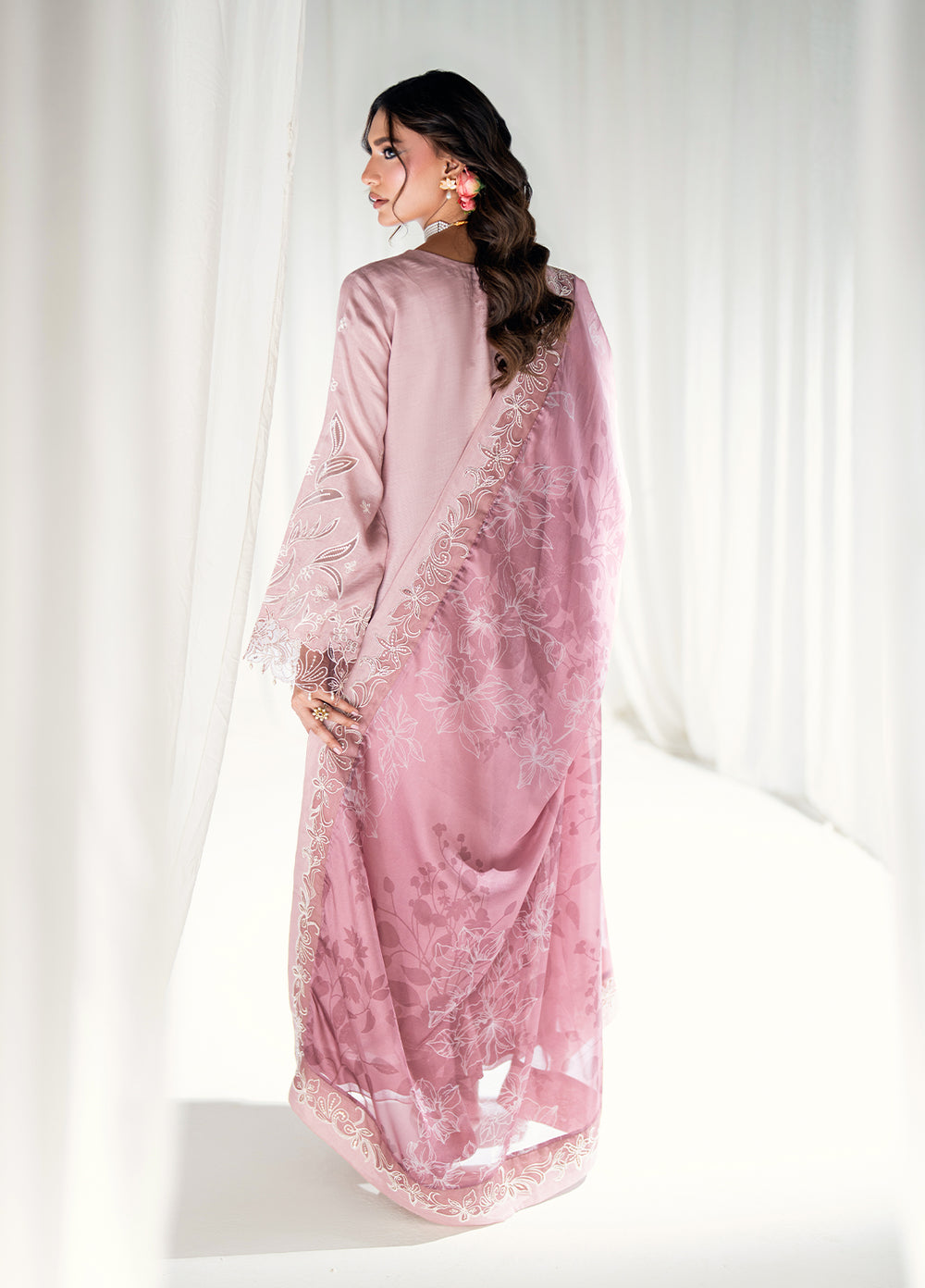 Efsun by Sahane Women RTW Embroidered Raw Silk 3 Piece Suit FP8807 Lale Festive Collection