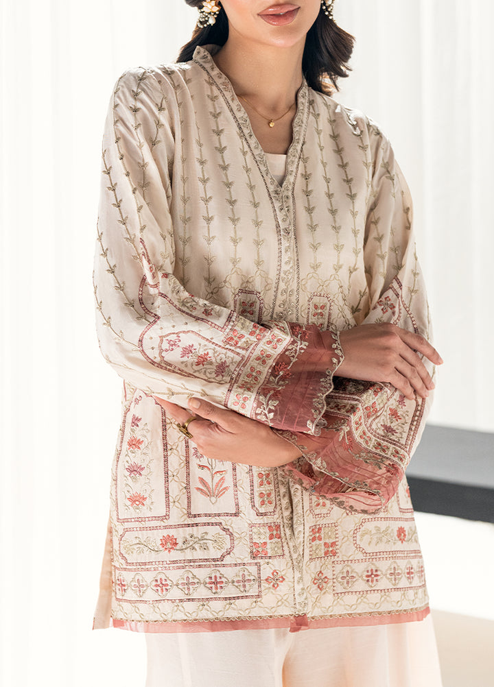 Efsun by Sahane Women RTW Embroidered Sheesh Silk 3 Piece Suit FP8812 Reverie Festive Collection