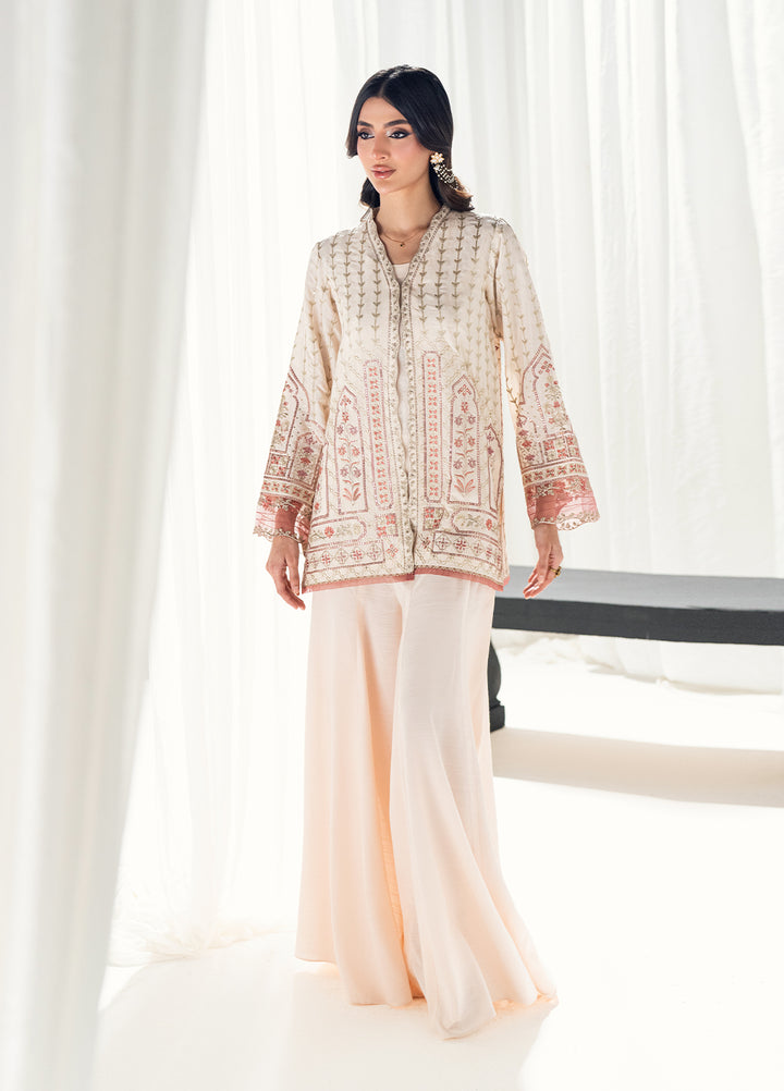 Efsun by Sahane Women RTW Embroidered Sheesh Silk 3 Piece Suit FP8812 Reverie Festive Collection