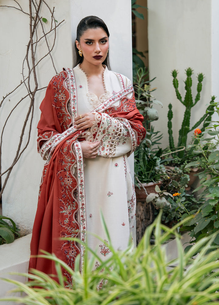 Khizaan by Sahane Unstitched Embroidered Cross Hatch 3 Piece Suit Ayden Winter Collection