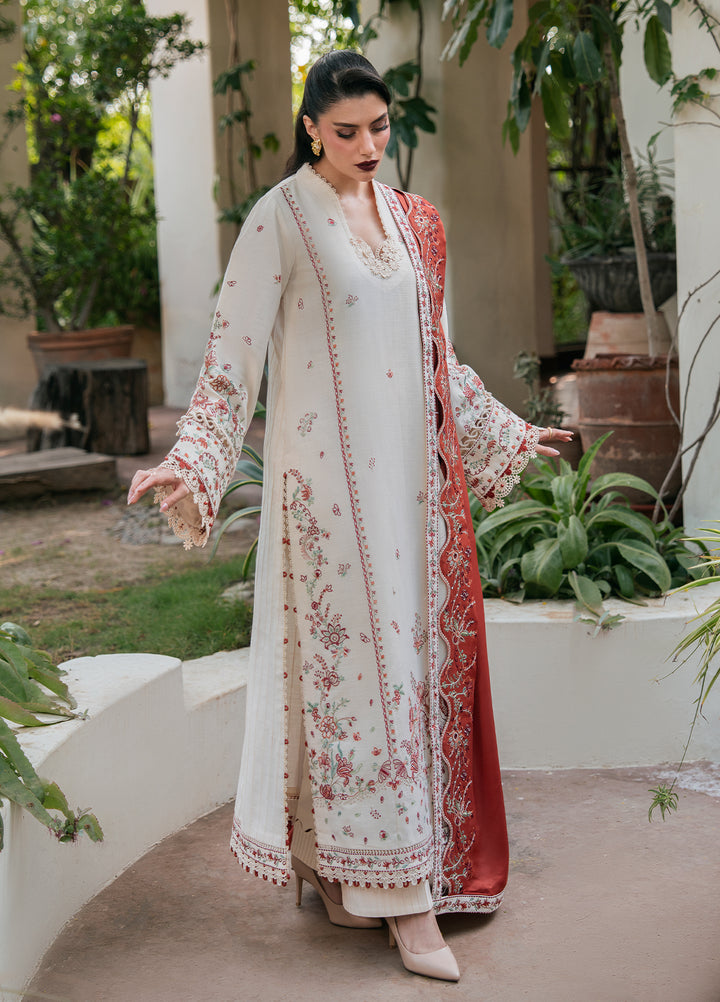 Khizaan by Sahane Unstitched Embroidered Cross Hatch 3 Piece Suit Ayden Winter Collection